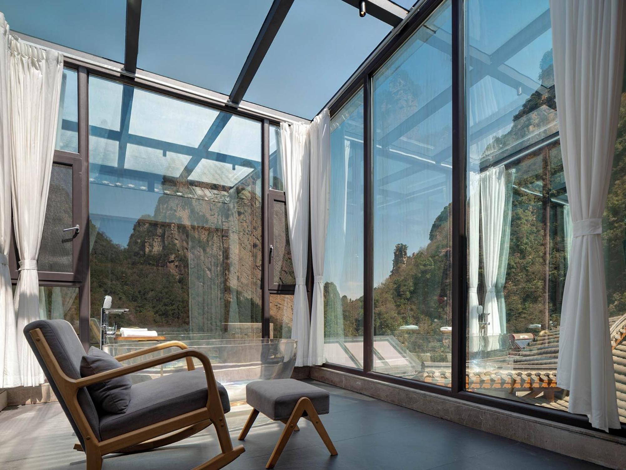 雾里观阵山 Foggy Valley Zhangjiajie Exterior foto